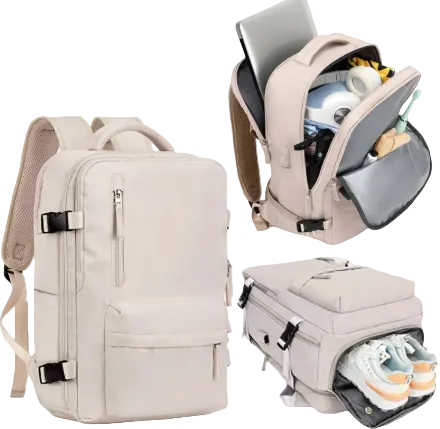 Oversized Travel Backpack with Multi-Compartment Storage
