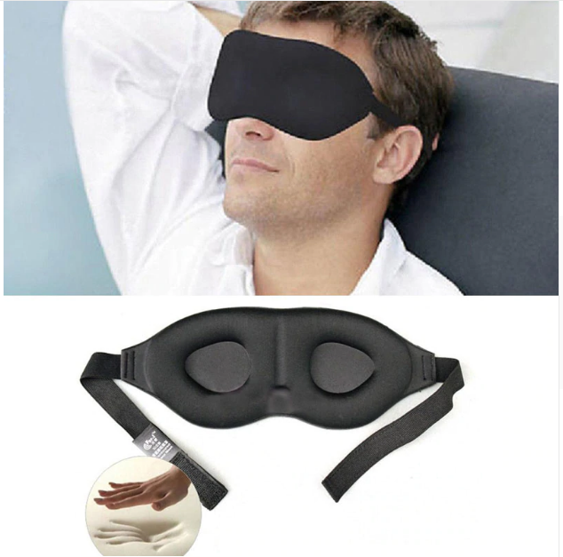 Dual-Layer Slow-Rebound Sleep Eye Mask for Comfort