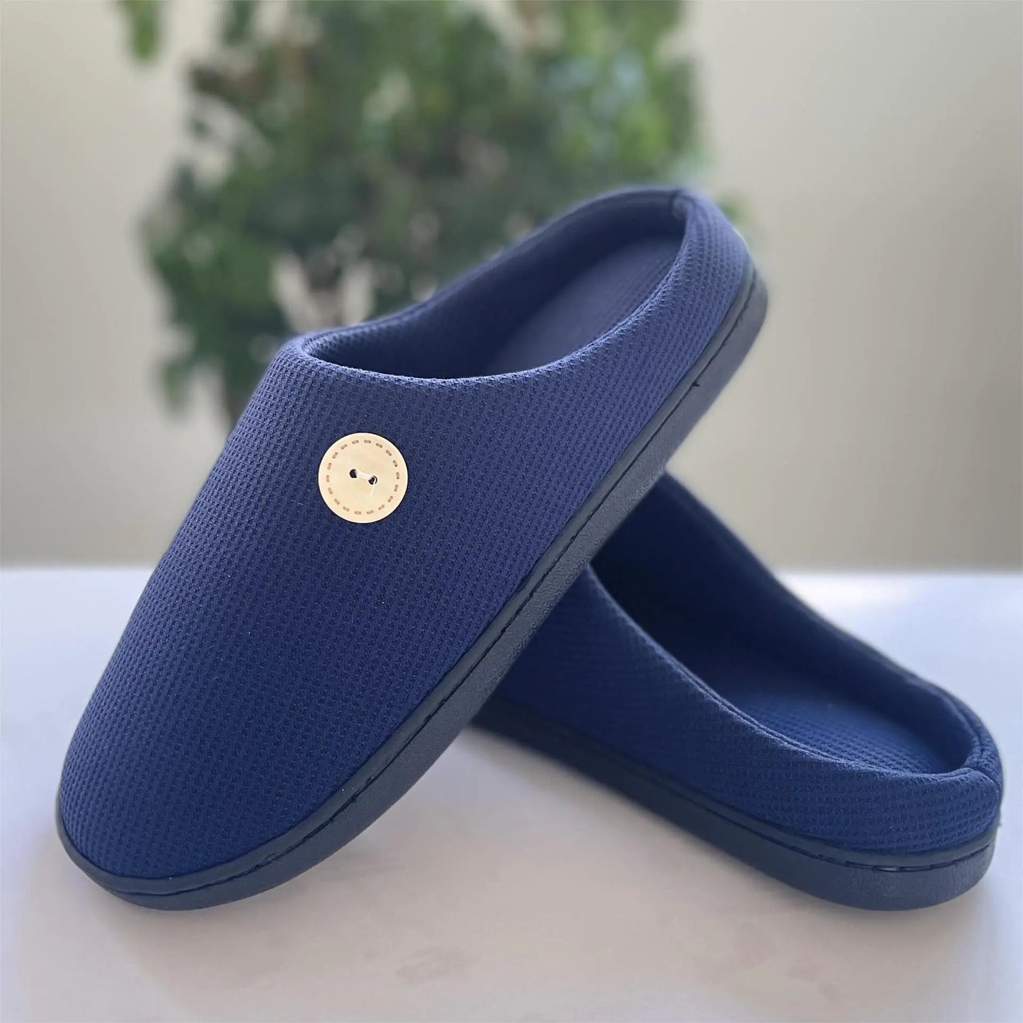 Men’s Indoor Slip-On Slippers | Soft Non-Slip Design