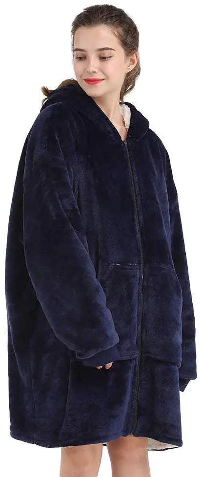 Oversized Wearable Blanket Hoodie | Soft Fleece Comfort