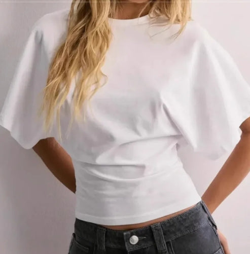 Relaxed Batwing Sleeve T-Shirt for Women