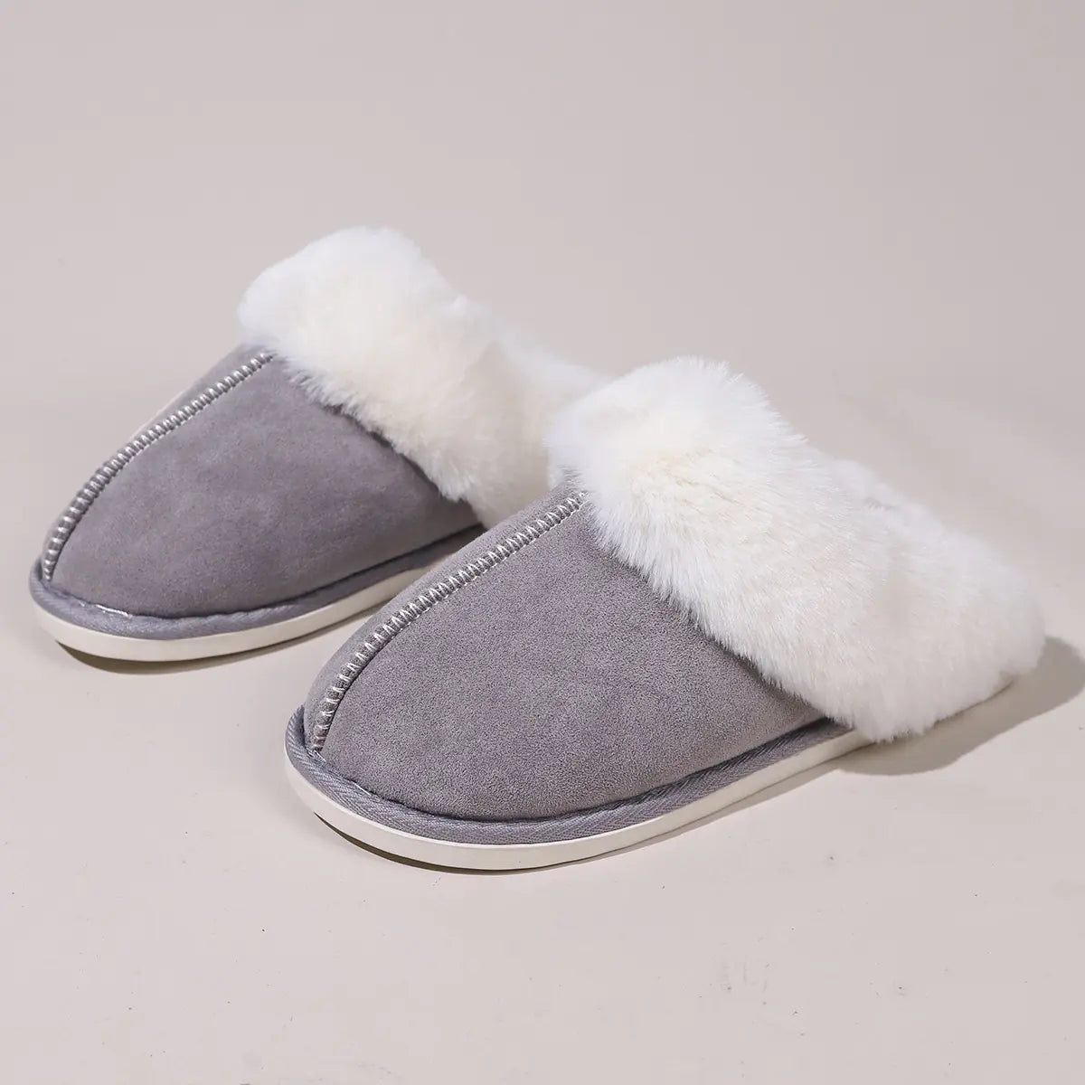 Thick Plush Indoor Slippers | Soft Winter Comfort Footwear