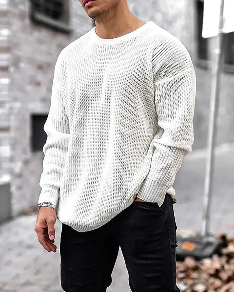 Men's Autumn Winter Fashion Knit Sweater Top