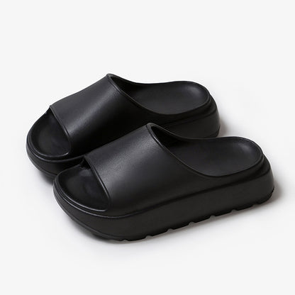 Women’s Open Toe Platform Slides – Thick Sole Summer Comfort Slippers