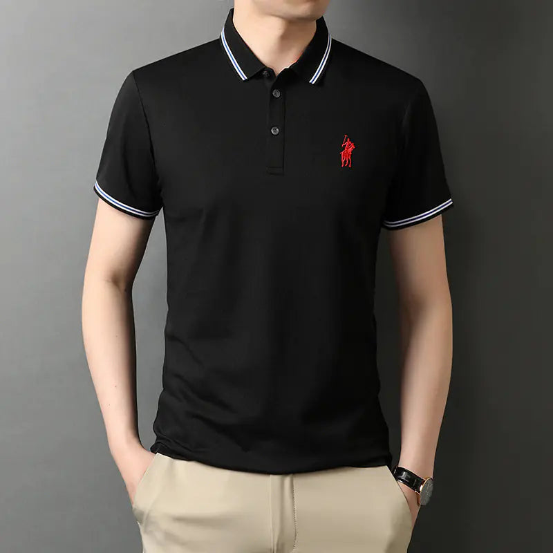 Yacht 2023 Summer Men's Short Sleeve Polo Shirt