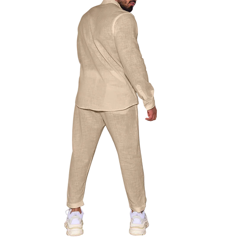 Men Loose Fit Lounge Set for Everyday Wear