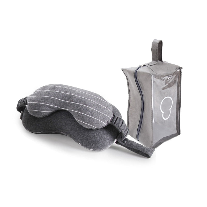 Nackenkissen, Reisekissen mit Schlafmaske