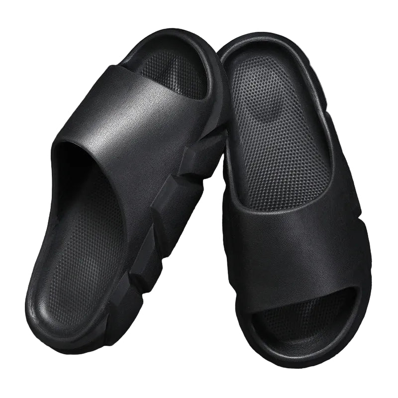 Men’s Thick Sole Slip-On Slides – Lightweight Everyday Comfort Slippers