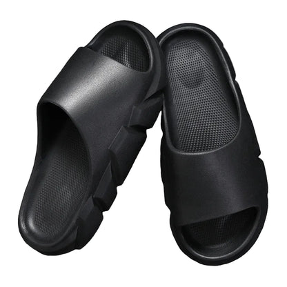 Men’s Thick Sole Slip-On Slides – Lightweight Everyday Comfort Slippers
