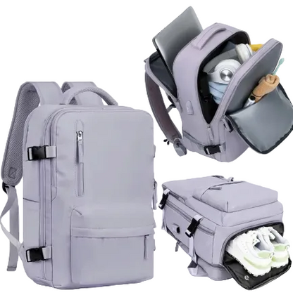 Oversized Travel Backpack with Multi-Compartment Storage
