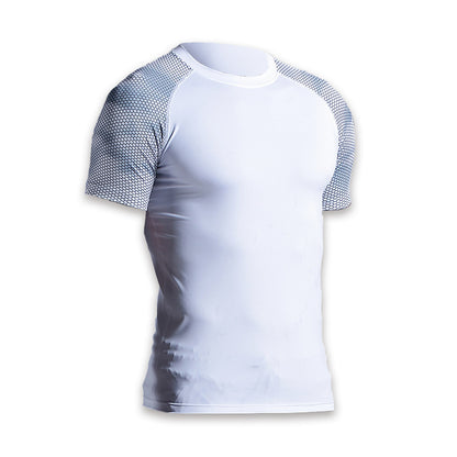Herren Sommer Color-Block Quick-Dry Workout-T-Shirt