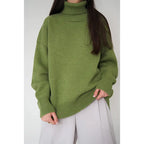 Winter Maternity Sweater - Korean Style Oversized Knit