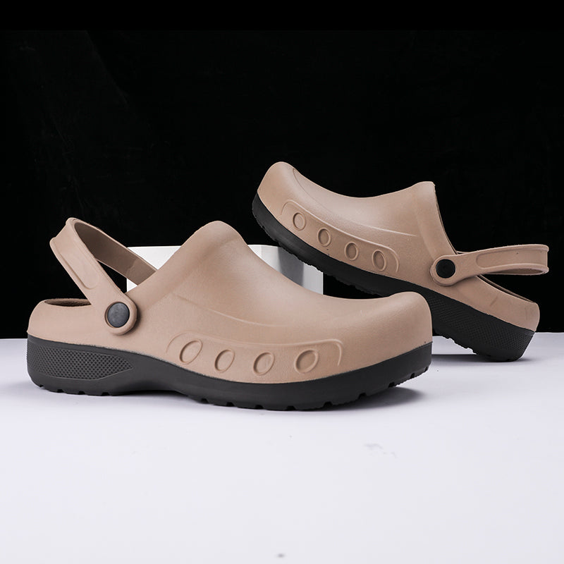 Comfort Clog Slides with Back Strap