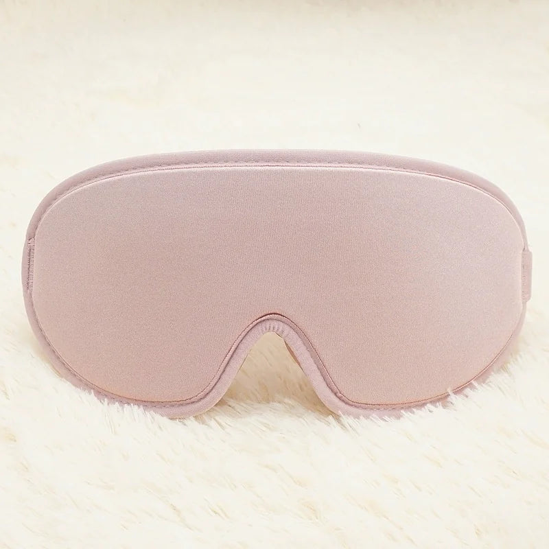 Pink sleep mask for comfortable rest and naps
