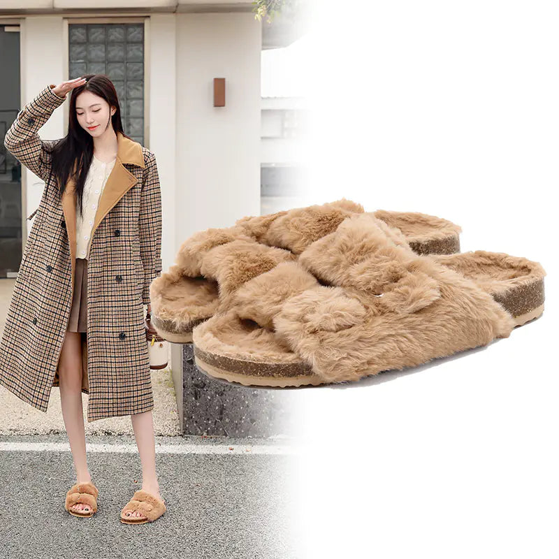 Warm Winter Cotton Slippers for Women | Soft Indoor Comfort