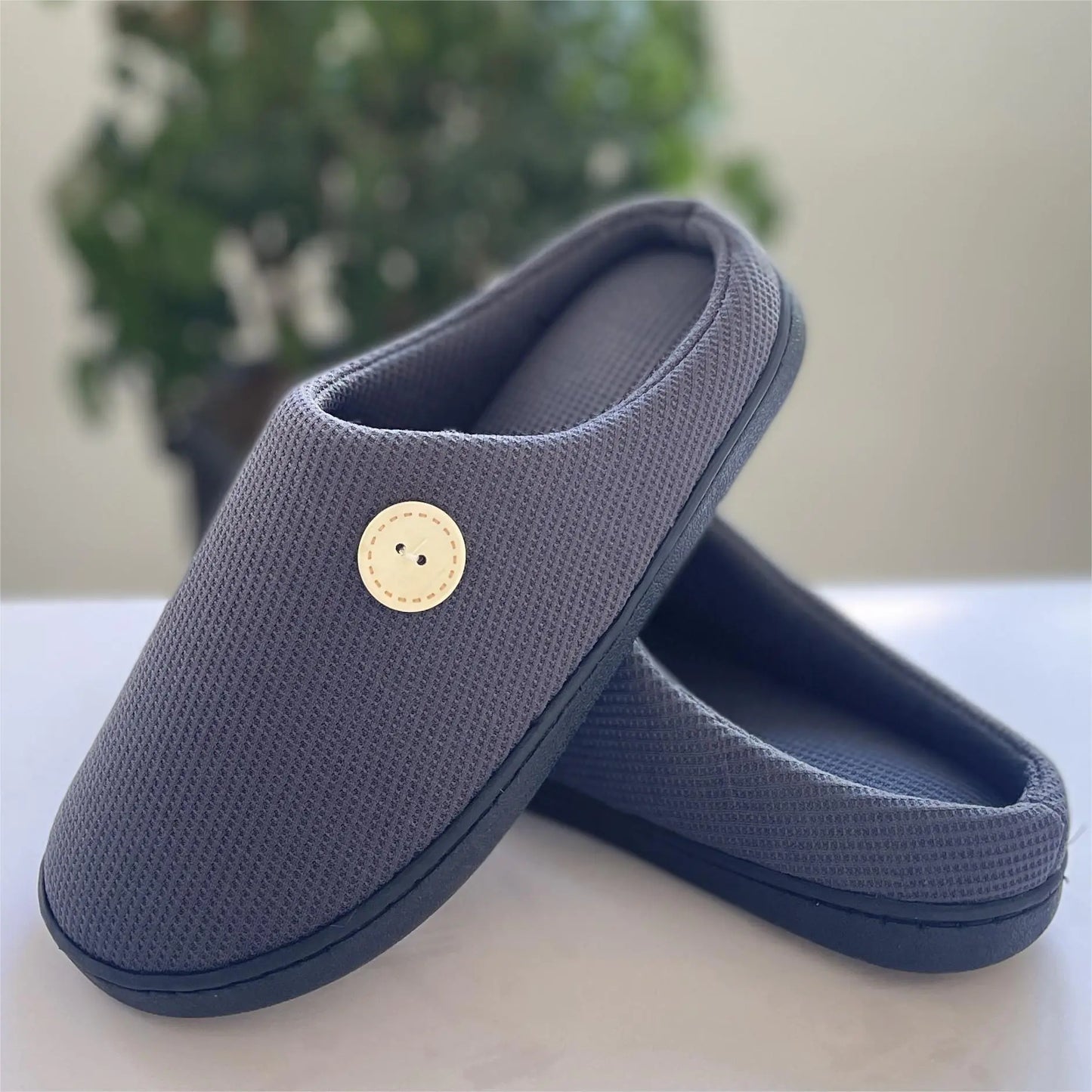 Men’s Indoor Slip-On Slippers | Soft Non-Slip Design