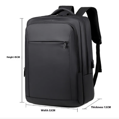 Portable Waterproof Laptop Backpack with USB Port