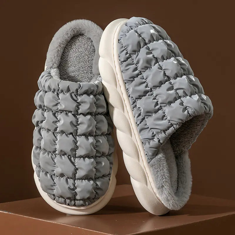 Unisex Warm Cotton Slippers | Soft Indoor Winter Wear