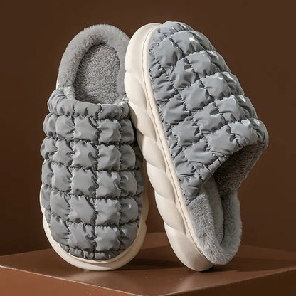 Unisex Warm Cotton Slippers | Soft Indoor Winter Wear