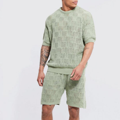 Men's Relaxed Summer Shirt & Shorts Set