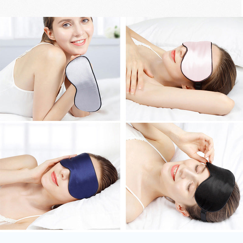 Masque de sommeil en soie double face