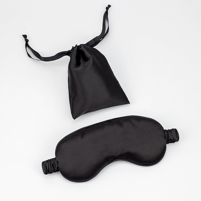 Silk Eye Mask Set with Double Layered Pouch for Sleep