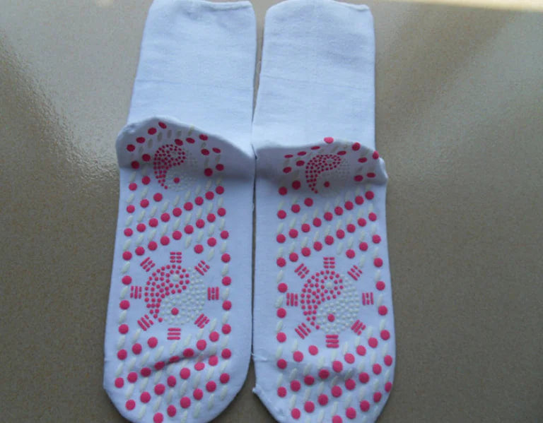 Magnetic Self-Heating Wellness Therapy Socks – Modal Cotton Circulation & Foot Relief
