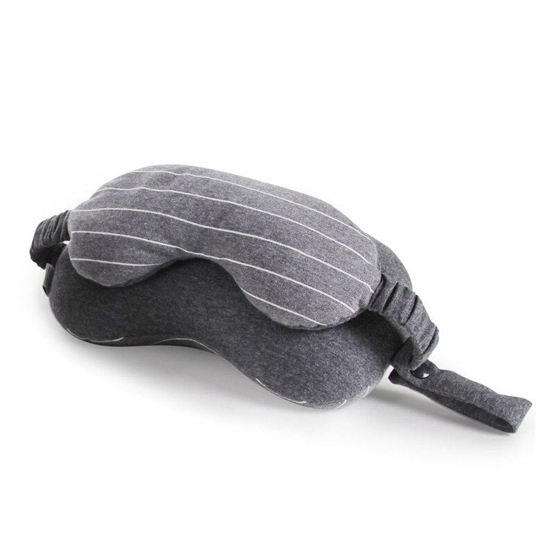 Nackenkissen, Reisekissen mit Schlafmaske