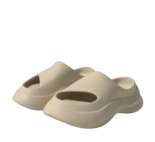 Women’s Thick Sole Home Slippers – Comfortable Slip-On Slides UK