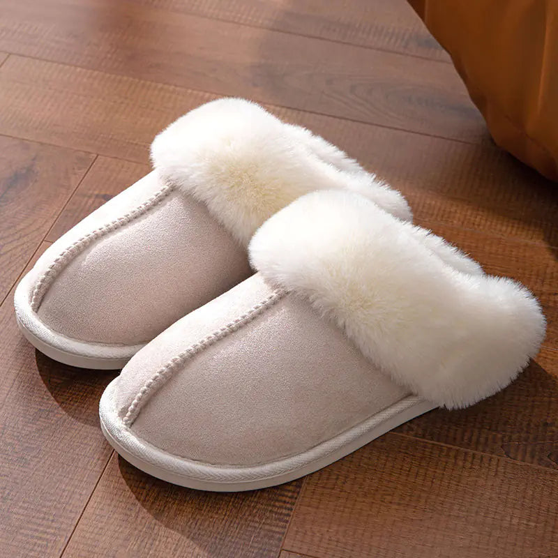 Thick Plush Indoor Slippers | Soft Winter Comfort Footwear
