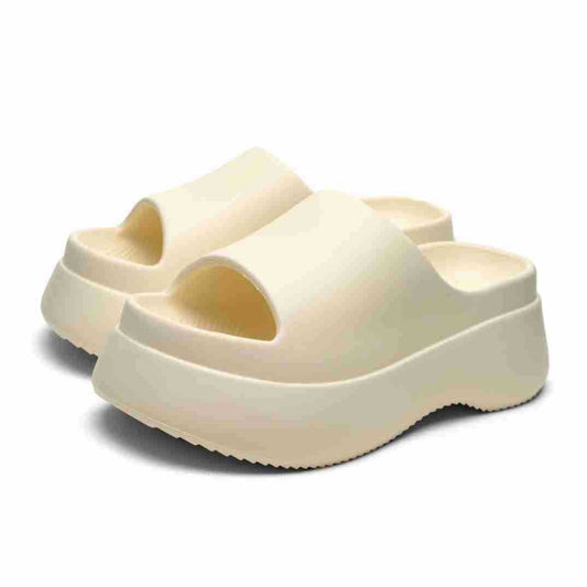 Women’s Platform Slip-On Slides – Thick Sole Everyday Comfort Slippers