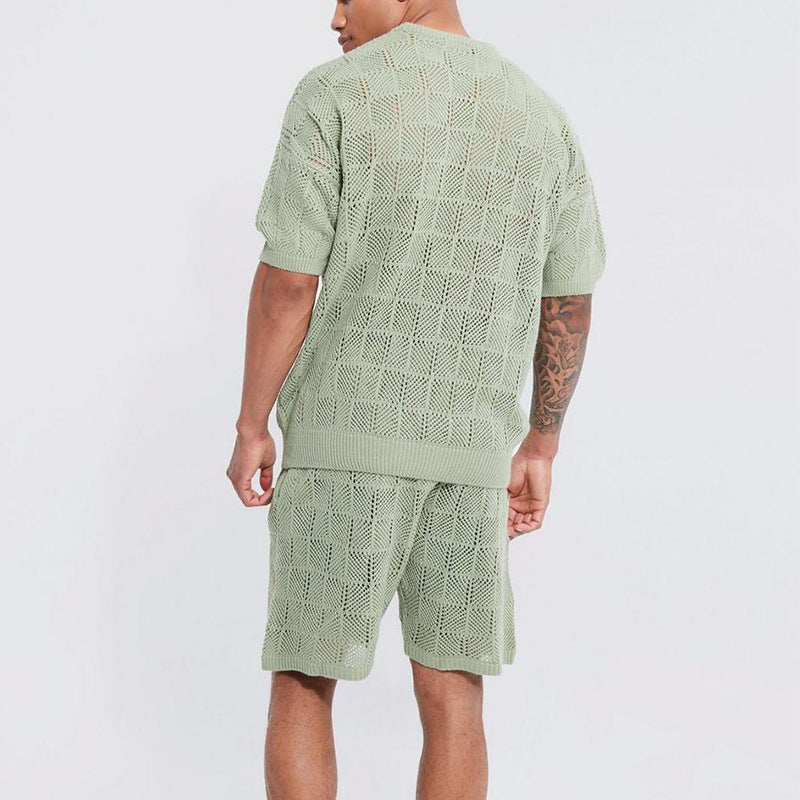 Men's Relaxed Summer Shirt & Shorts Set