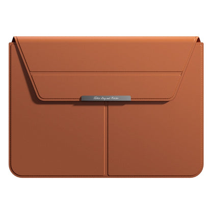 Laptop-Hülle aus PU-Leder mit Ständer