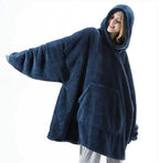 Double-Sided Fleece Thicker Wearable Blanket – Ultra Soft & Warm