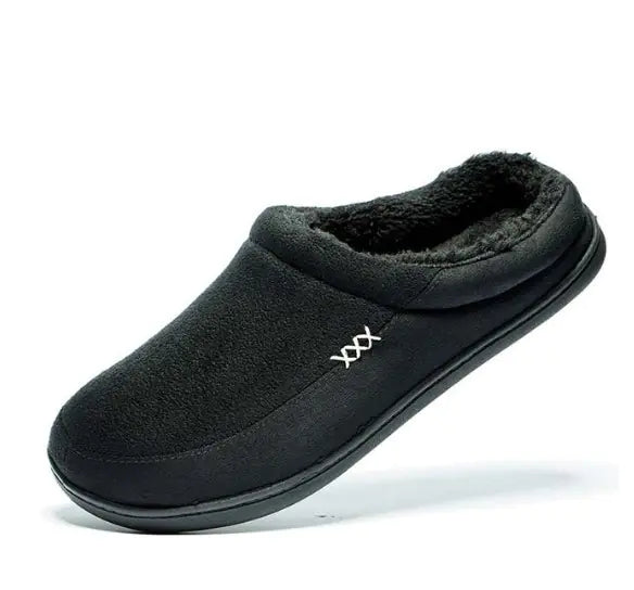 Warm Plush Indoor Slippers for Men