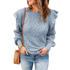 Thickened Solid Color Loose Women’s Sweater – Cozy & Stylish All-Season Wear