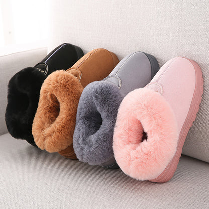 Thick-Soled Cotton Slippers | Warm Indoor Comfort