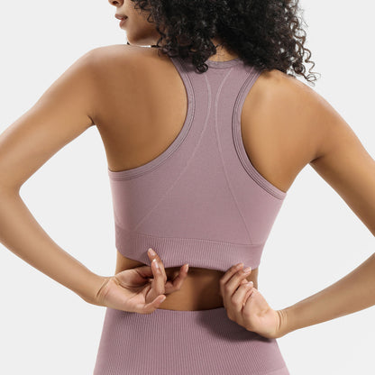 Seamless Knit Yoga Set for Women - Activewear Outfit