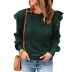 Thickened Solid Color Loose Women’s Sweater – Cozy & Stylish All-Season Wear