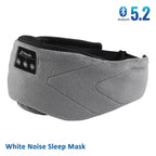 Bluetooth White Noise Sleep Eye Mask – 20 Sounds, Music & 100% Light Blocking