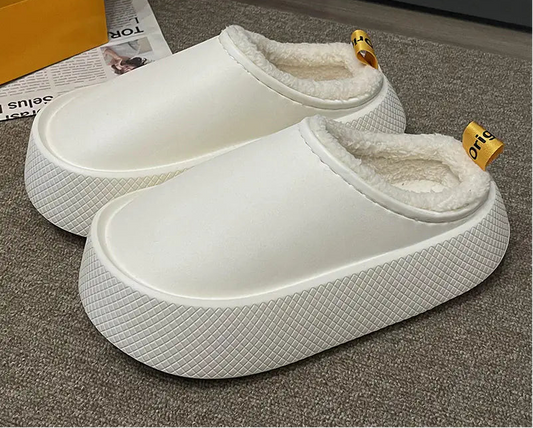 Cotton Indoor–Outdoor Slippers for Women | Lightweight Winter Wear