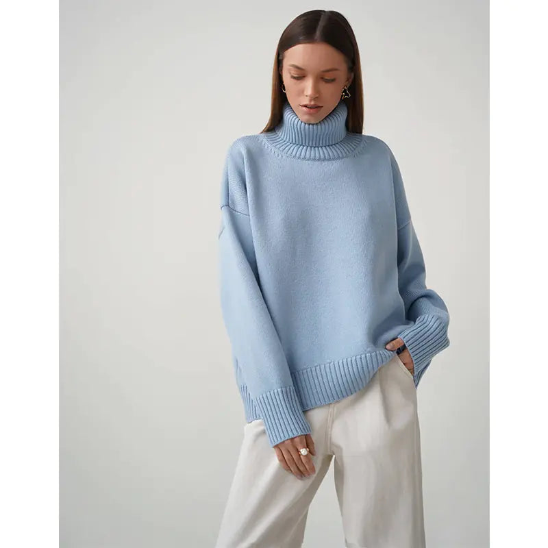 Winter Maternity Sweater - Korean Style Oversized Knit