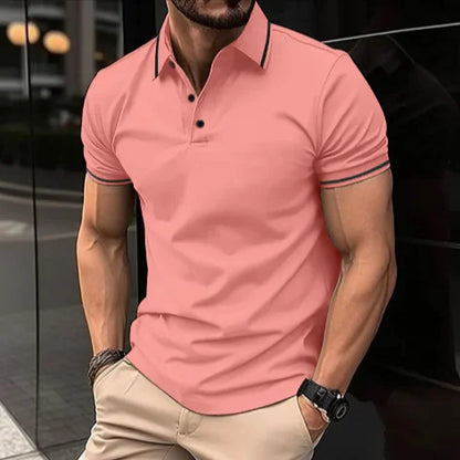 Men’s Sports Casual Lapel Polo Shirt
