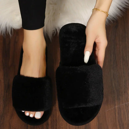 Women’s Plush Winter Slippers | Soft Indoor Wear