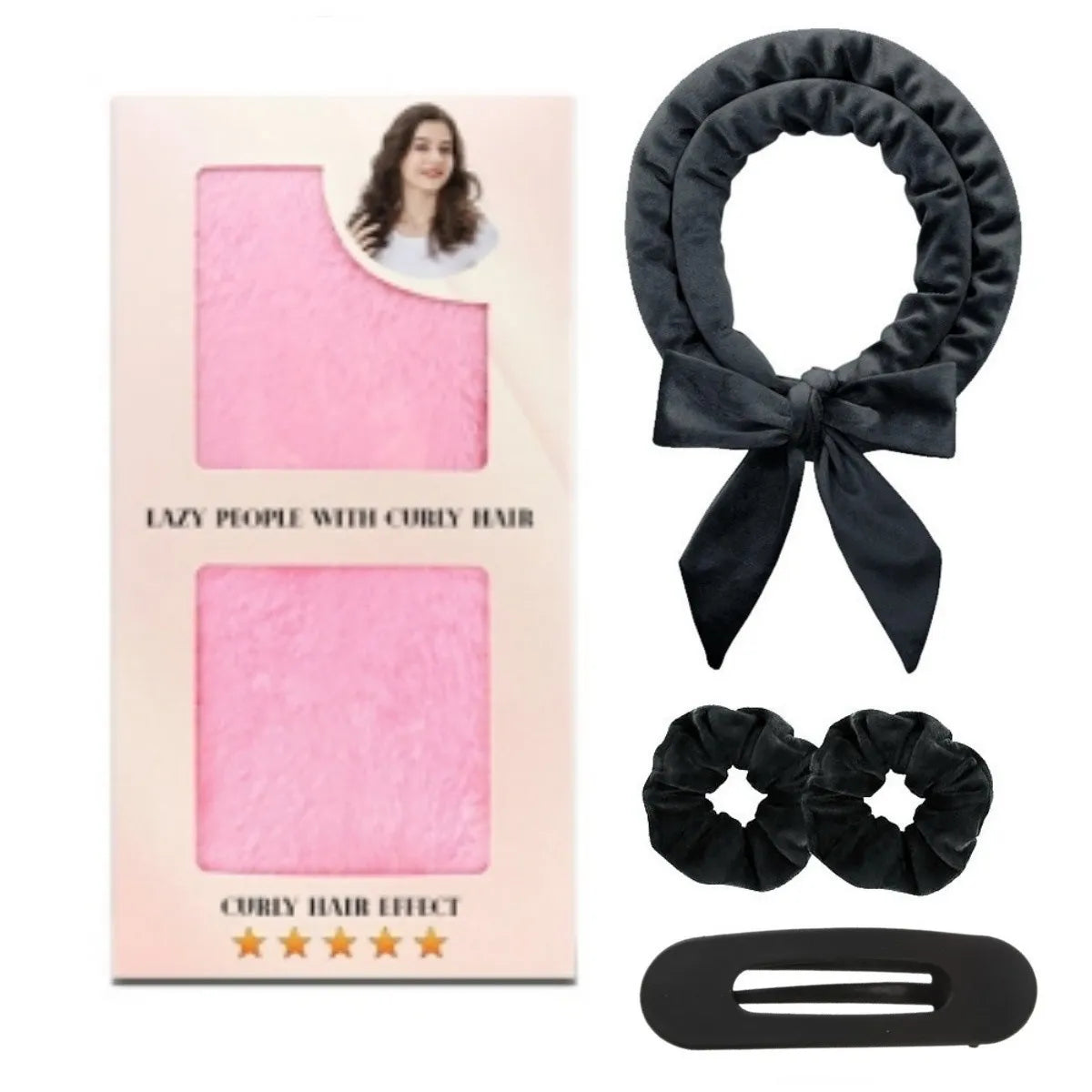 Hair Band Hairdressing Big Wave Sleep Hair Curler – Heatless Overnight Waves