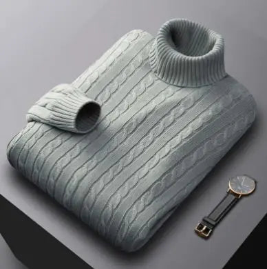 Thermal Thread Turtleneck Sweater | Soft Knit Winter Comfort