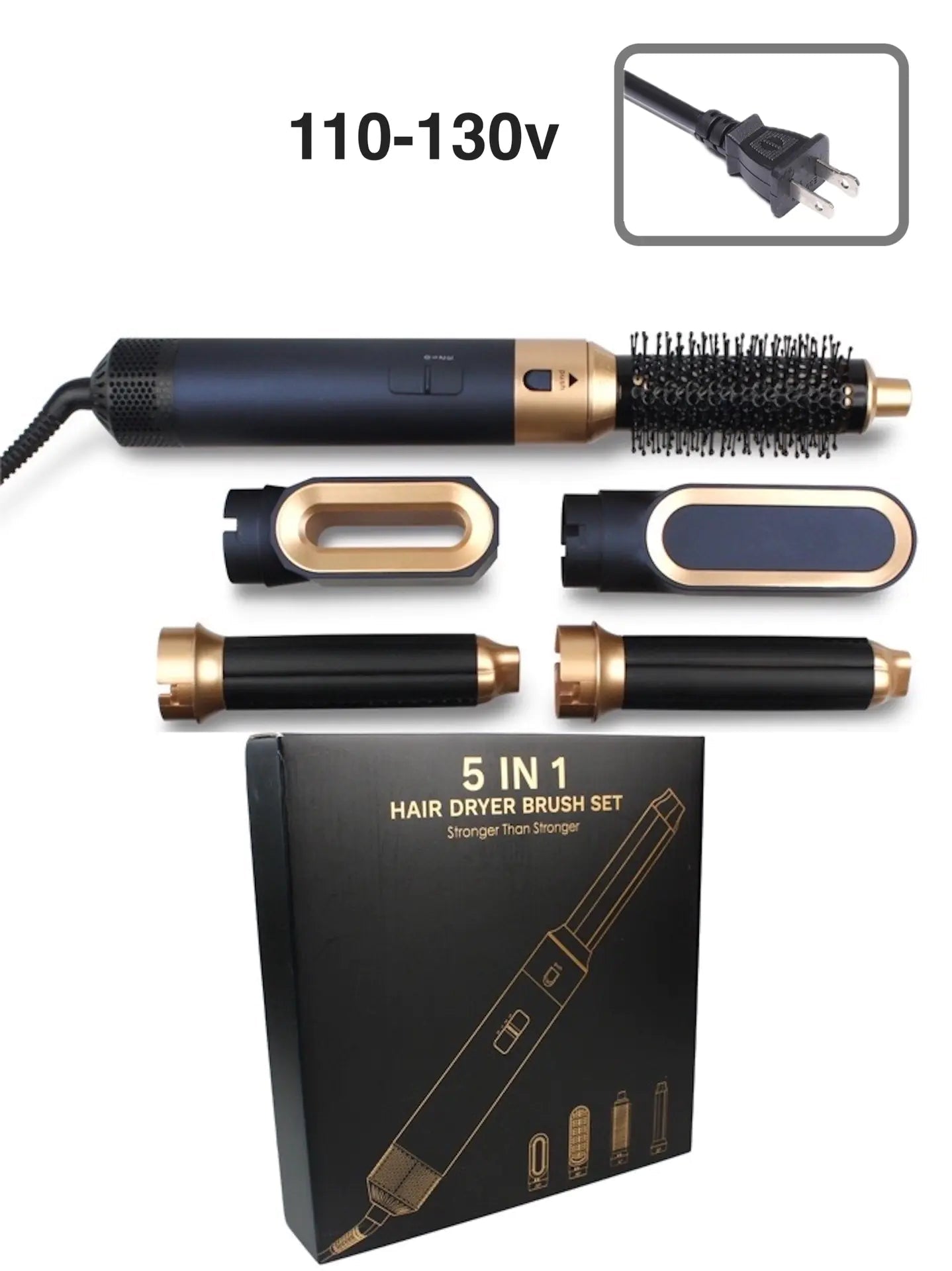 5-in-1 Hair Styling Tool – Automatic Curling Wand, Hair Dryer & Straightener
