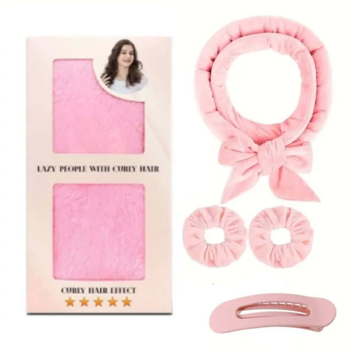 Hair Band Hairdressing Big Wave Sleep Hair Curler – Heatless Overnight Waves