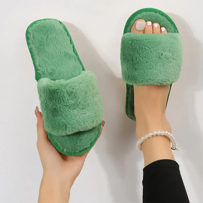 Women’s Plush Winter Slippers | Soft Indoor Wear