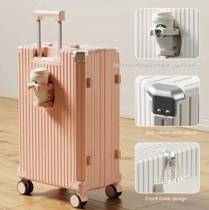 Trolley Luggage Set | Durable Travel Suitcase with Password Lock